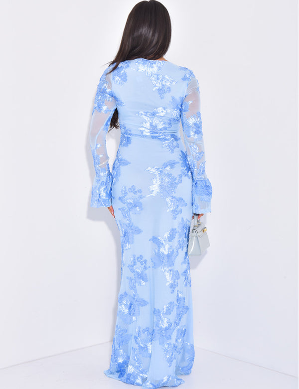 Robe Layana – Élégance Brodée